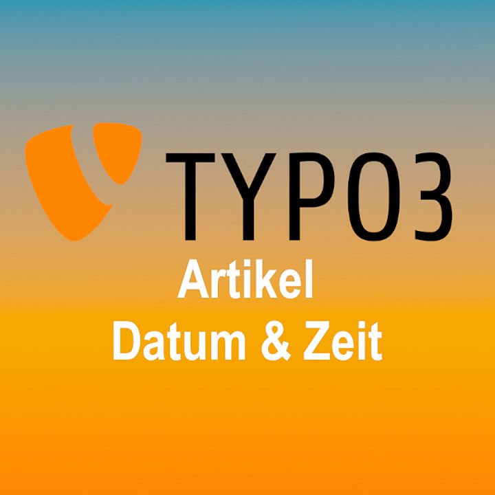 Typo3 Logo Artikel Datum